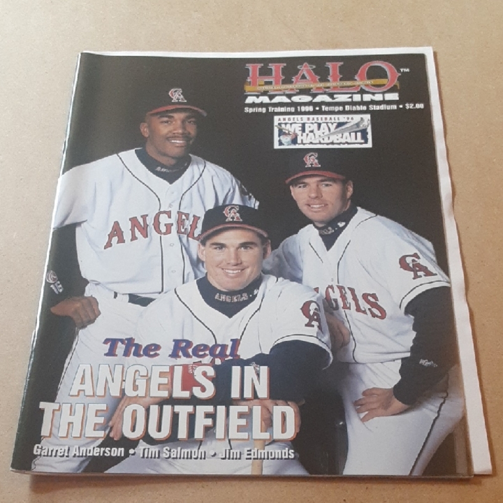 California Angels Halo Magazine 1996 - Angels in the Outfield Edition